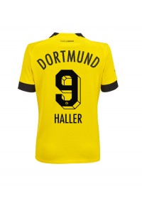 Borussia Dortmund Sebastien Haller #9 Voetbaltruitje Thuis tenue Dames 2022-23 Korte Mouw